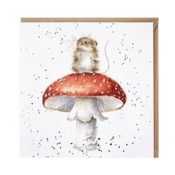 Karte Maus auf Pilz