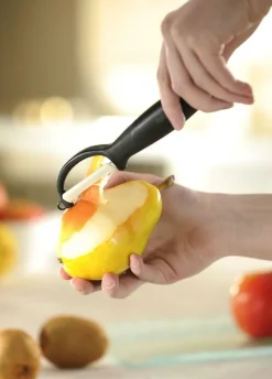 Keramikschäler mit Senkrechter Klinge