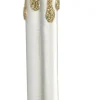 Kerze 13cm, weiß matt