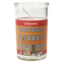 Kerze im Glas "Christmas Bicycles"