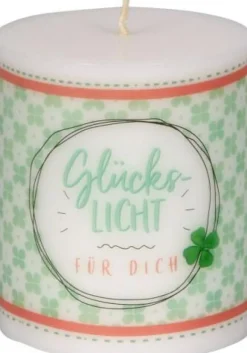 Kerze Glückslicht - Viel Glück
