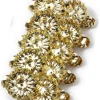 Kerzenhalter Clip Stand., 10St, 4cm, Sekt
