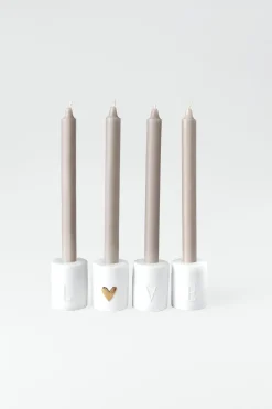 Kerzenstände,, Set Love " D.5,5cm H.7cm