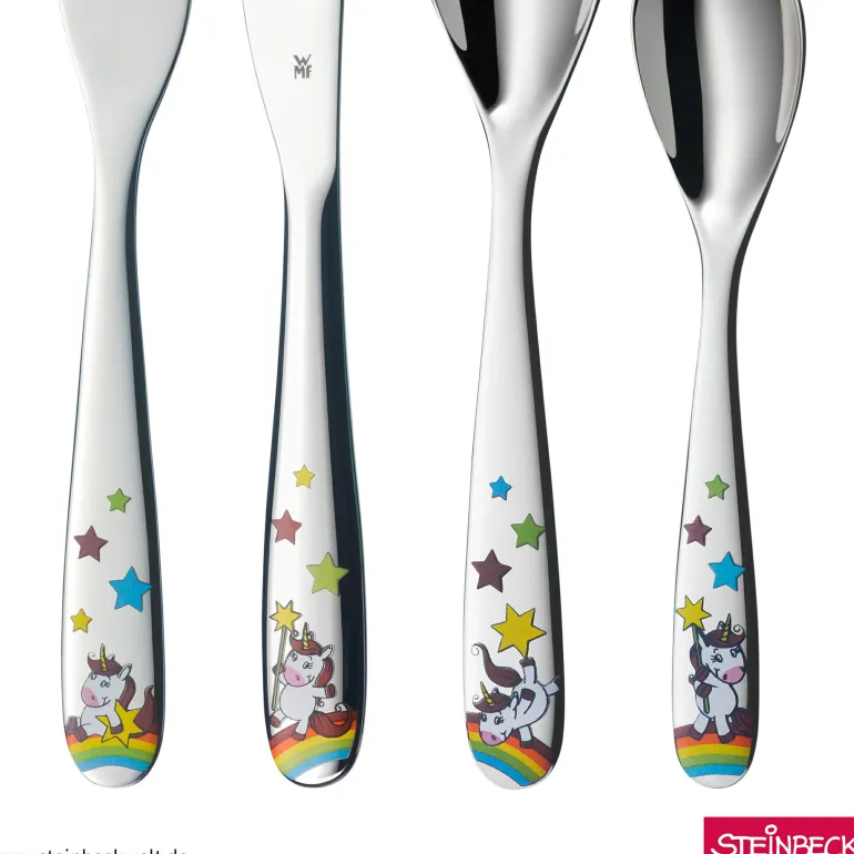 Kinderbesteck Set 4 Unicorn