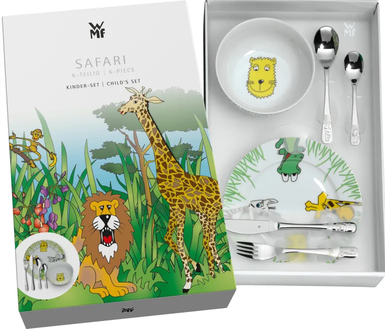 Kinderbesteck Set 6 Safari