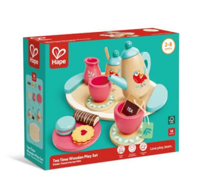 Kinder-Teeservice aus Holz