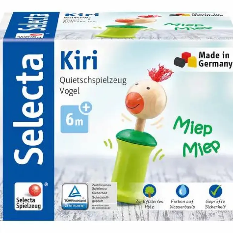 Kiri Vogel, Greifling mit Quietsche