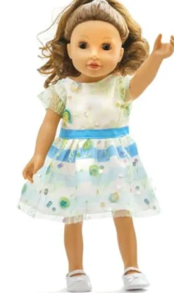 Kleid "Blumenmeer" Gr. 35-45cm