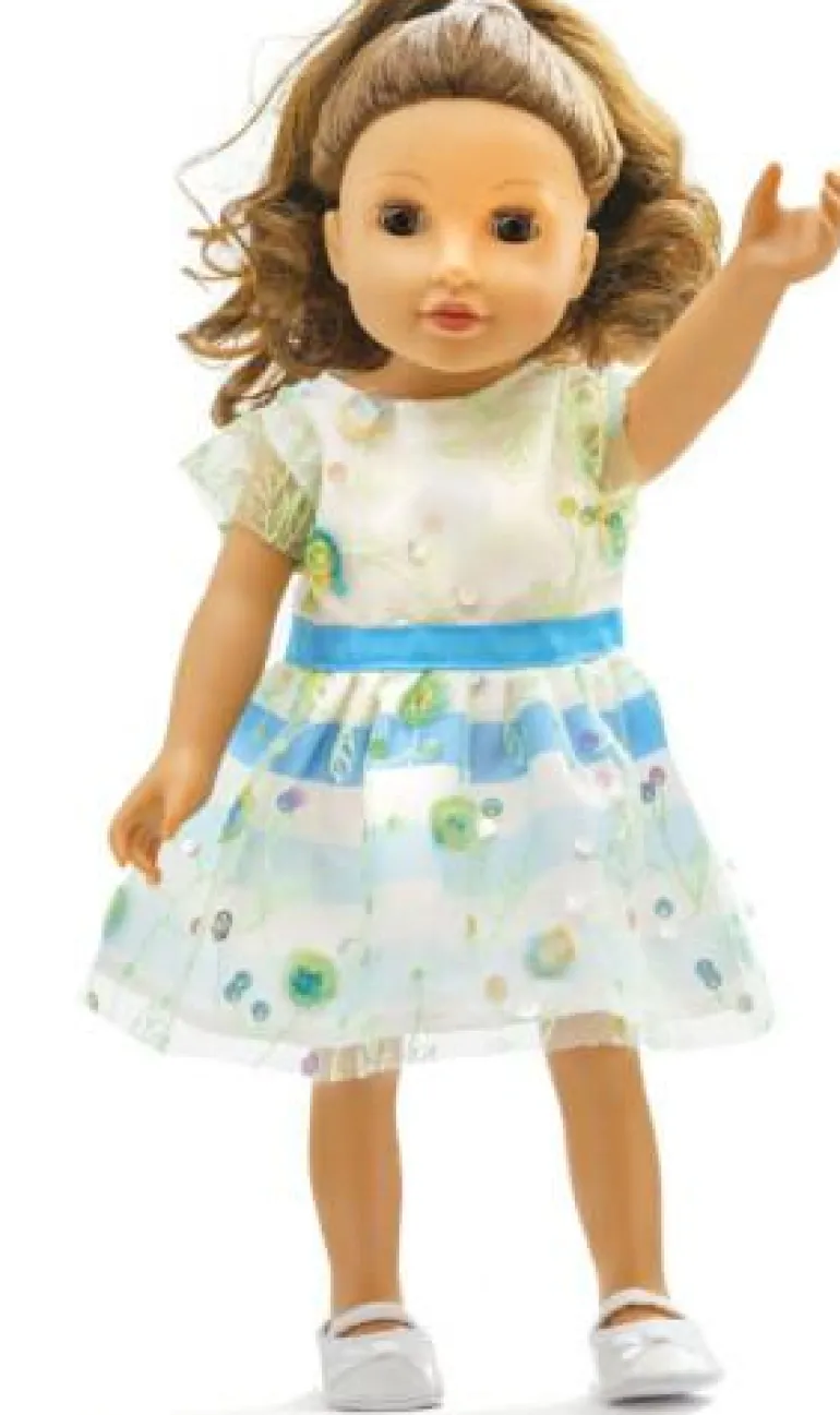 Kleid "Blumenmeer" Gr. 35-45cm