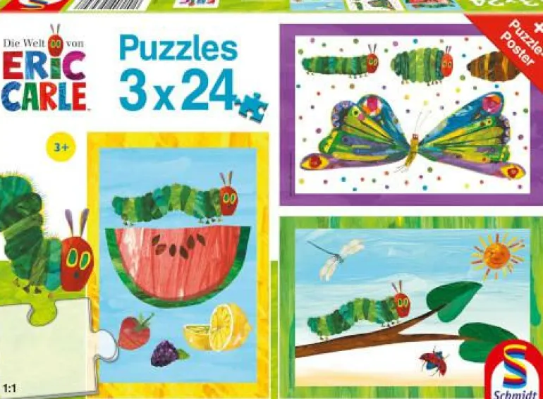Kleine Raupe Nimmersatt Raupe-Kokon-Schmetterling,