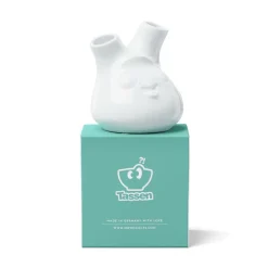Kleine Vase Kess weiß 10cm