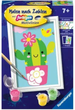 Kleiner Kaktus - Malen nach Zahlen