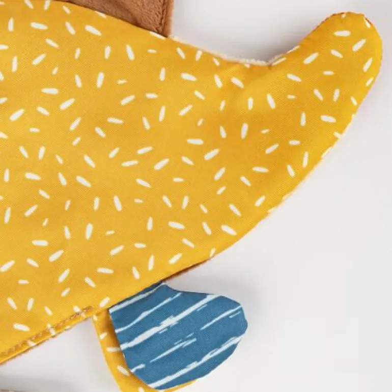 Knistertuch Igel Yellow