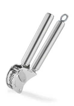 Knoblauchpresse mit Abstreifer Edelstahl