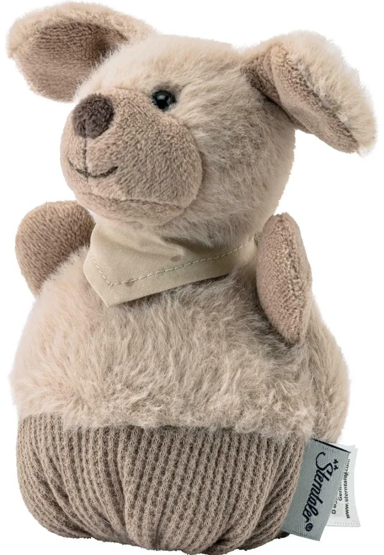 Knuddelsäckchen Hund Lucky, Graubeige