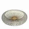 Korbschale Bibo antik gold D60cm H13cm