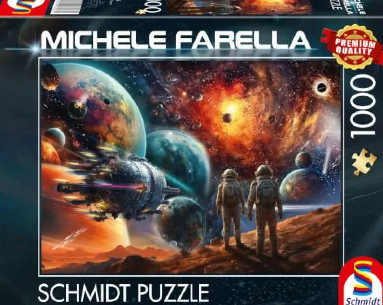 Kosmische Farbenpracht, Reise ins Weltall - Puzzle