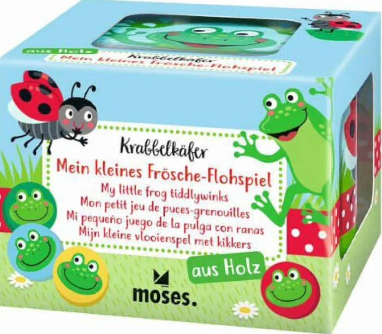 Krabbelkäfer Frösche-Flohspiel