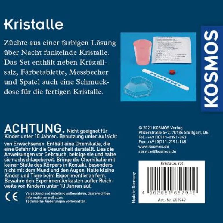 Kristalle rot - Züchte rote Kristalle