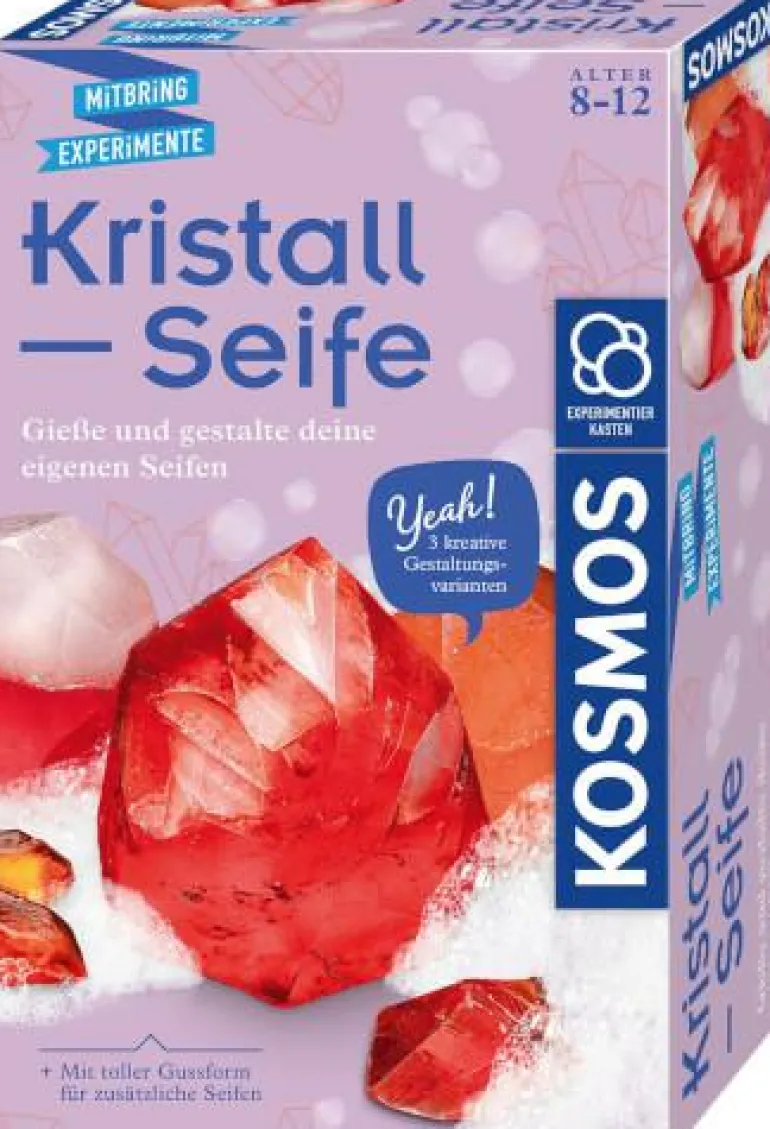 Kristall-Seife - Gieße und gestalte deine eigenen