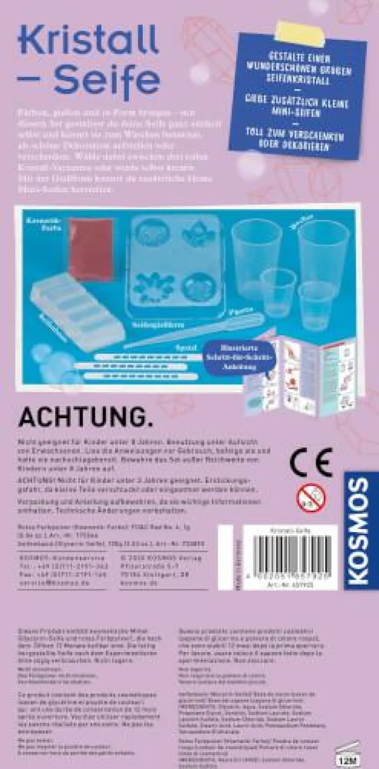 Kristall-Seife - Gieße und gestalte deine eigenen