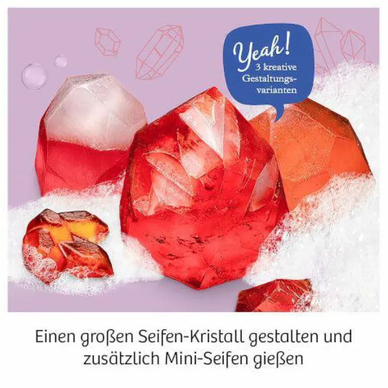 Kristall-Seife - Gieße und gestalte deine eigenen