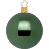 Kugel, jadegrün glanz, 12cm