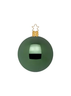 Kugel, jadegrün glanz, 8cm