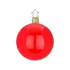 Kugel, rot glanz transparent, 12cm