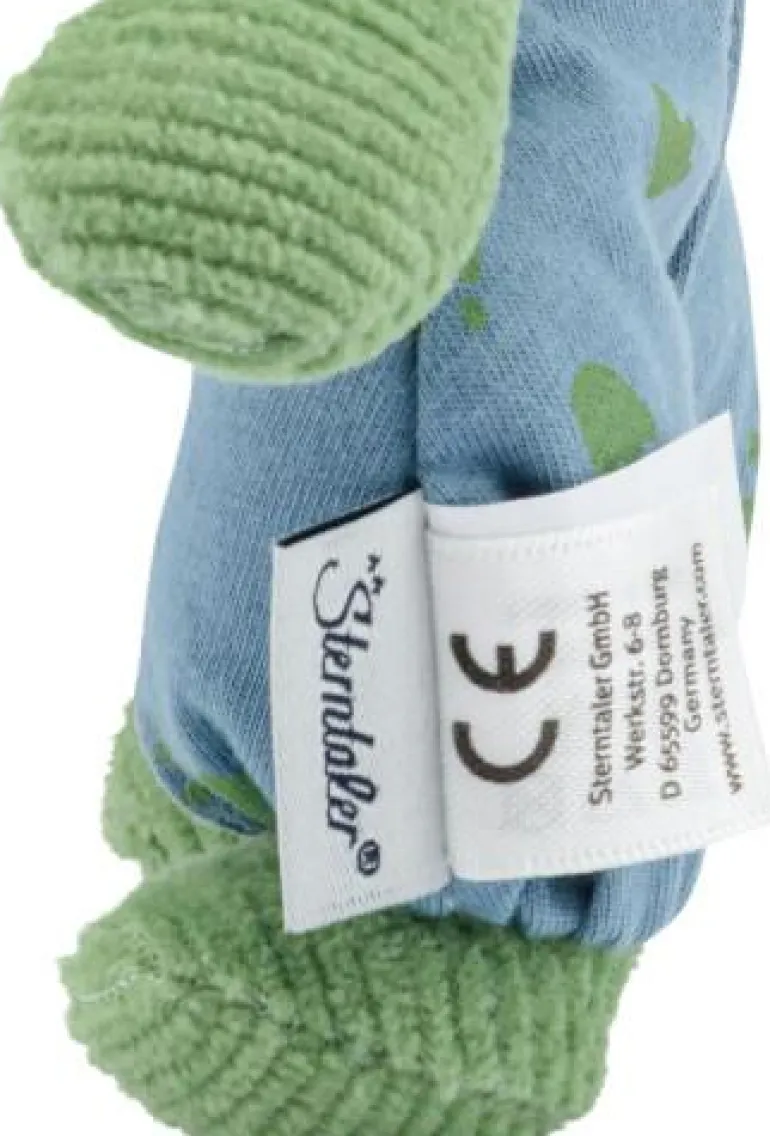 Kuscheltier Mini Dino Rexi, Steingrün