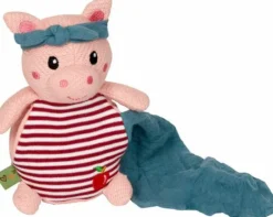 Kuscheltier mit Schnuffeltuch Schwein - Little Won