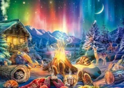 Lagerfeuerromantik unterm Sternenhimmel - Puzzle 1