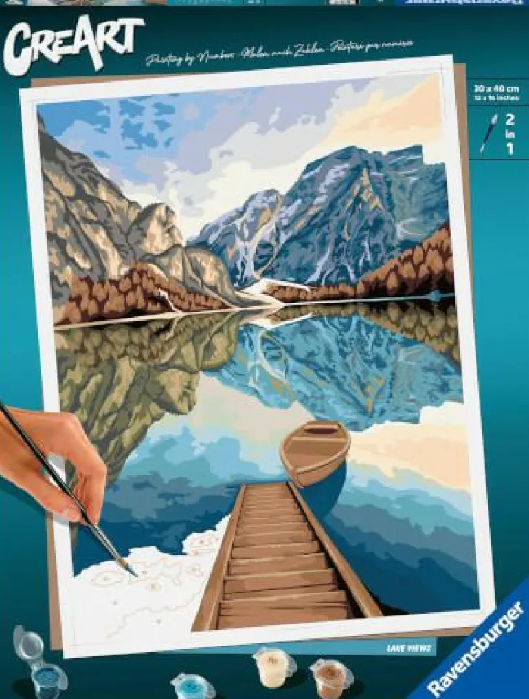 Lake Views - Malen nach Zahlen