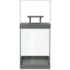 Laterne -FINCA- Steel Gray mittel
