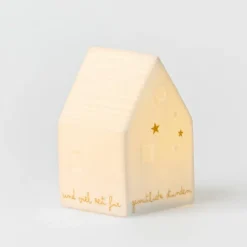 LED Häuschen „Zauberhaft", L.5cm, B.5cm, H.8cm