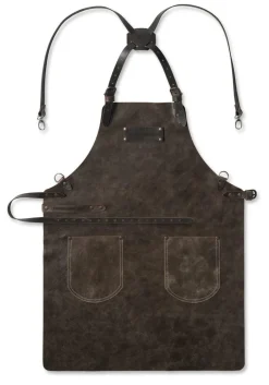 Lederschürze Gr.3, Antikleder braun Kreuzberiemun