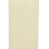 LED Stumpenkerze Basic Echtwachs cream rustic 10x2