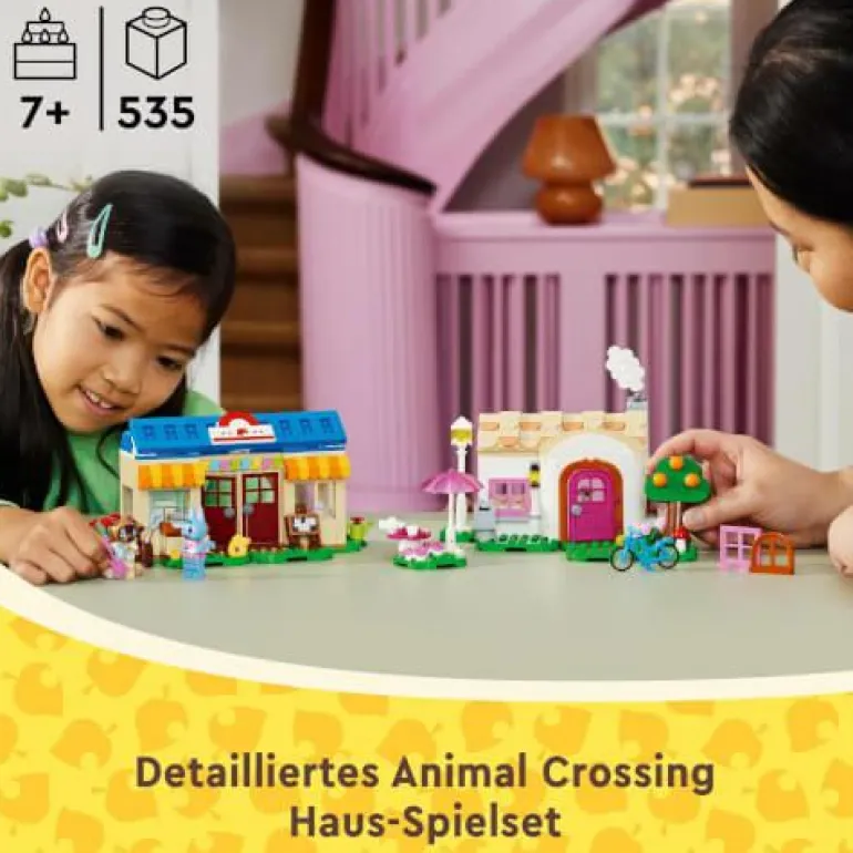 LEGO® Animal Crossing™ Nooks Laden und Sophies Hau
