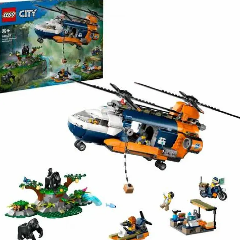 LEGO® City Dschungelforscher-Hubschrauber 60437