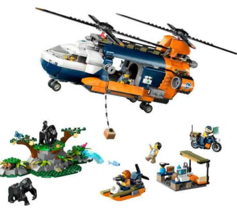 LEGO® City Dschungelforscher-Hubschrauber 60437