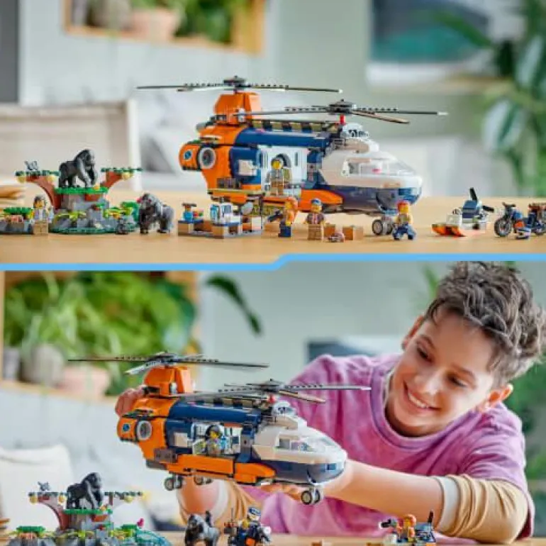 LEGO® City Dschungelforscher-Hubschrauber 60437