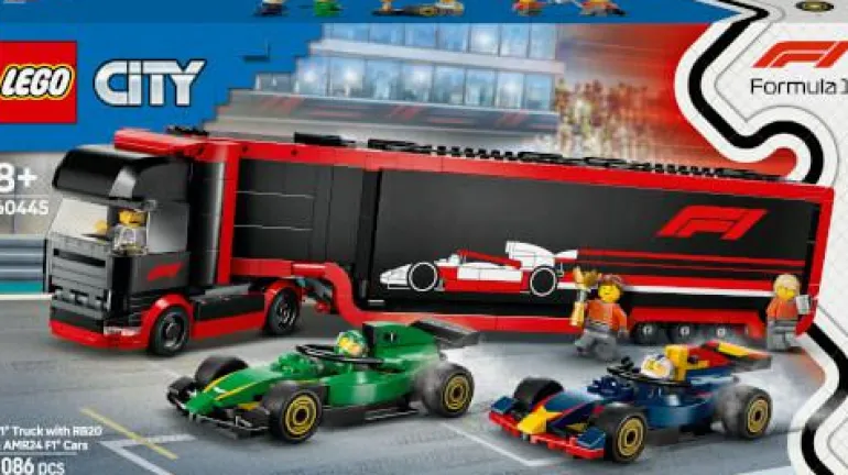LEGO® City F1® Transporter mit RB20 & AMR24 F1® Re