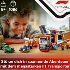 LEGO® City F1® Transporter mit RB20 & AMR24 F1® Re