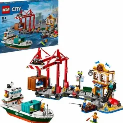 LEGO® City Hafen mit Frachtschiff 60422