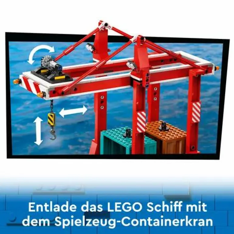 LEGO® City Hafen mit Frachtschiff 60422