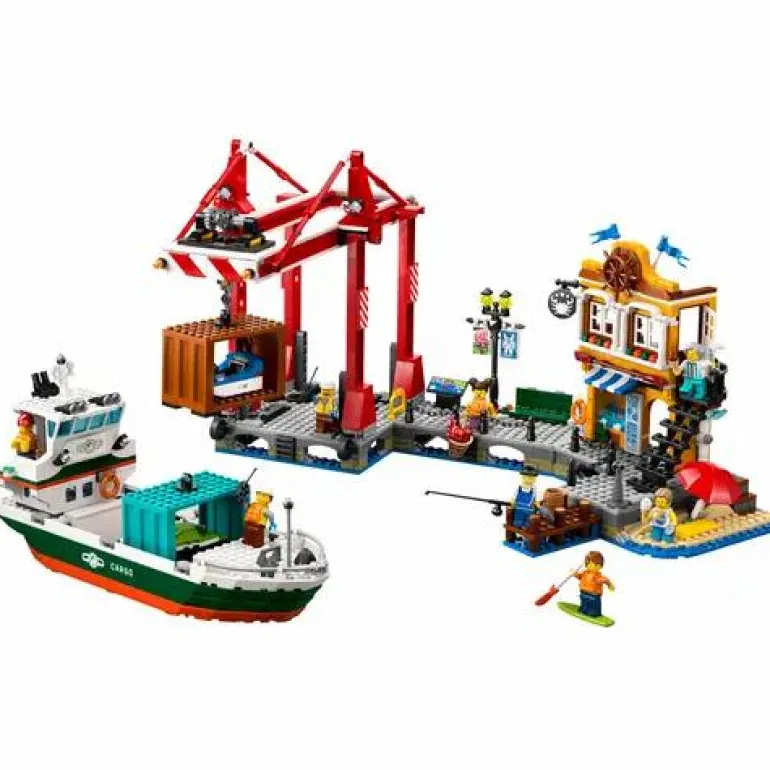 LEGO® City Hafen mit Frachtschiff 60422