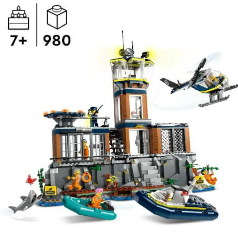 LEGO® City Polizeistation auf der Gefängnisinsel 6