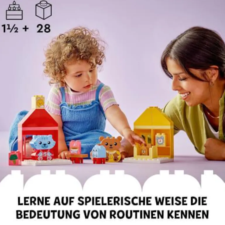 LEGO® DUPLO® Alltagsroutinen: Essen & Schlafenszei