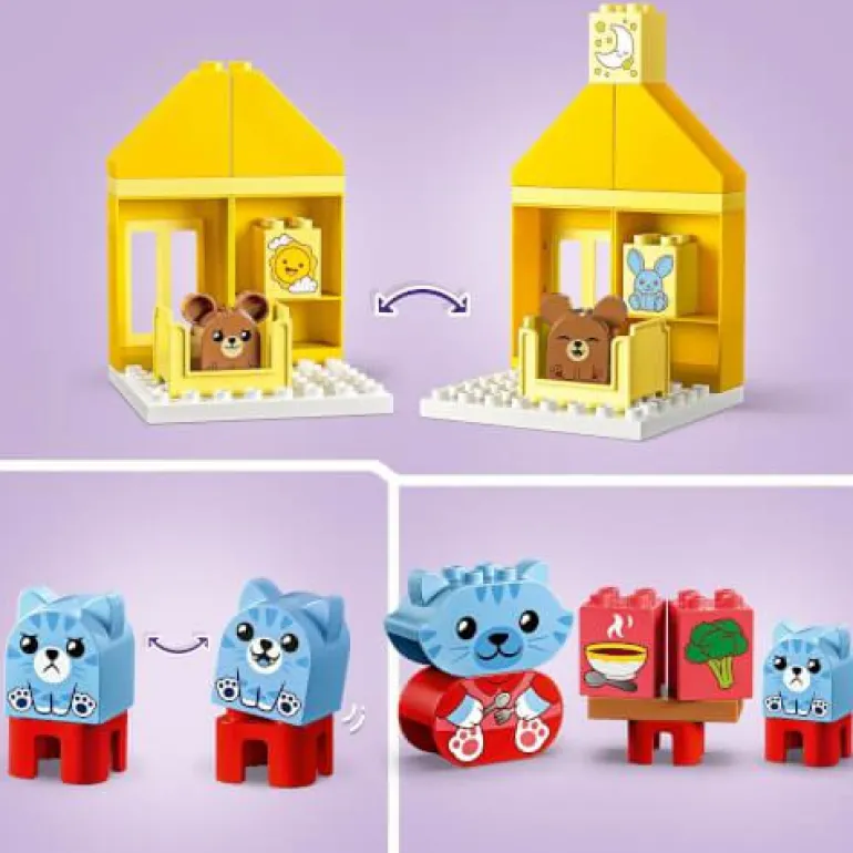 LEGO® DUPLO® Alltagsroutinen: Essen & Schlafenszei