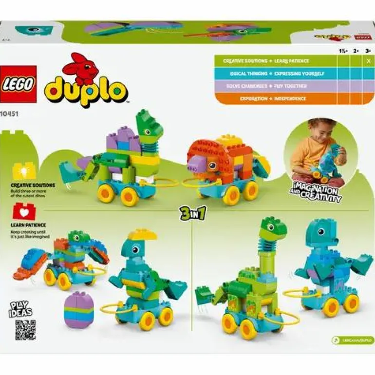 LEGO® DUPLO® Dinos Auf Rädern 3-In-1-Set